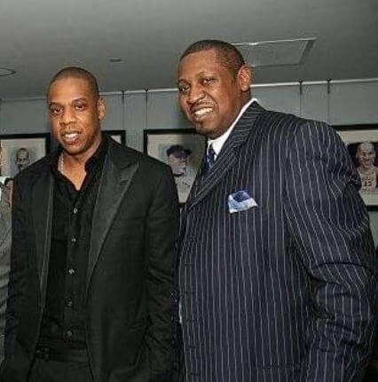 Gloria Carter's two sons Jay and Eric.